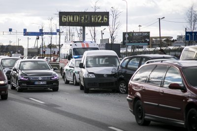 Avarija Gariūnų gatvėje