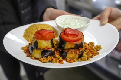 Patiekalas su baklažanu