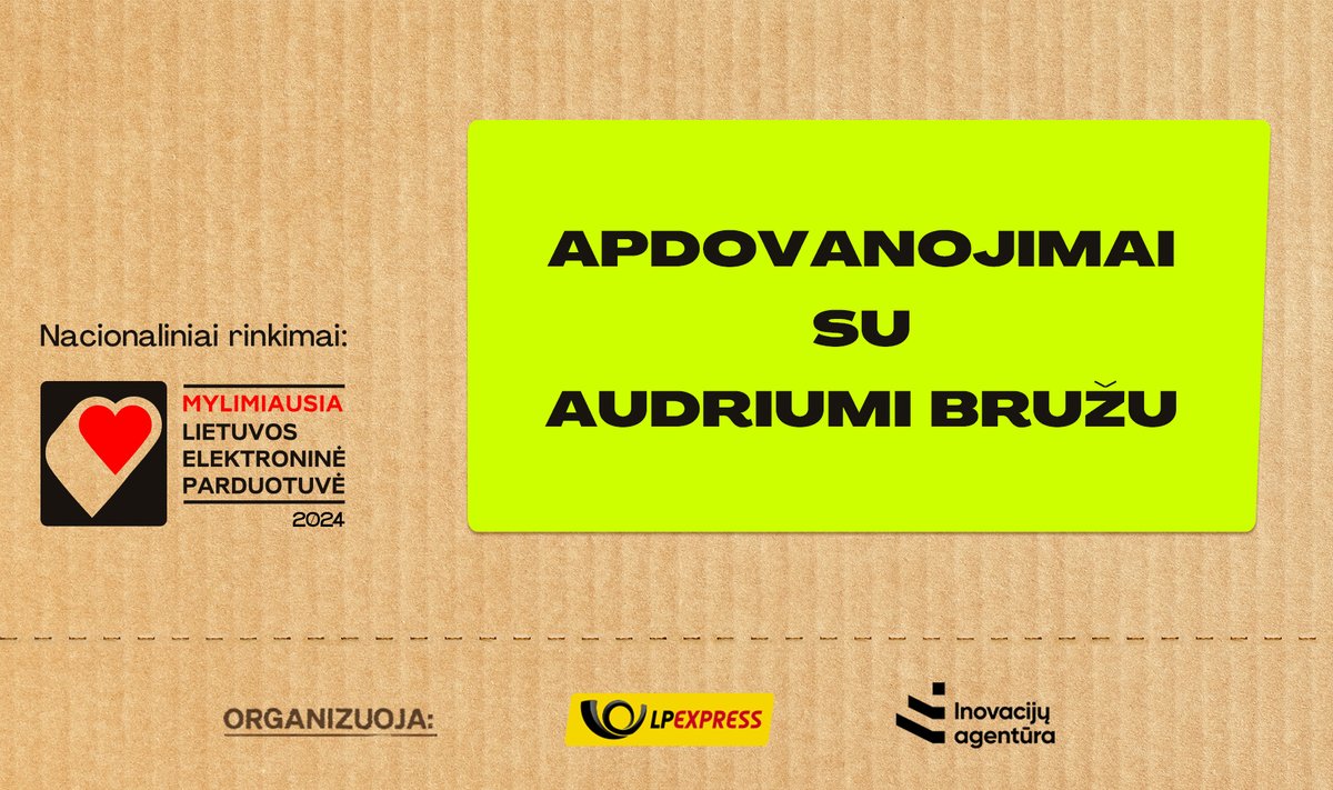 Mylimiausių Lietuvos elektroninių parduotuvių apdovanojimai 2024