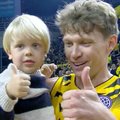 Finalo ketverto link: svarbią pergalę Kuzminskas šventė su sūnumi ant rankų