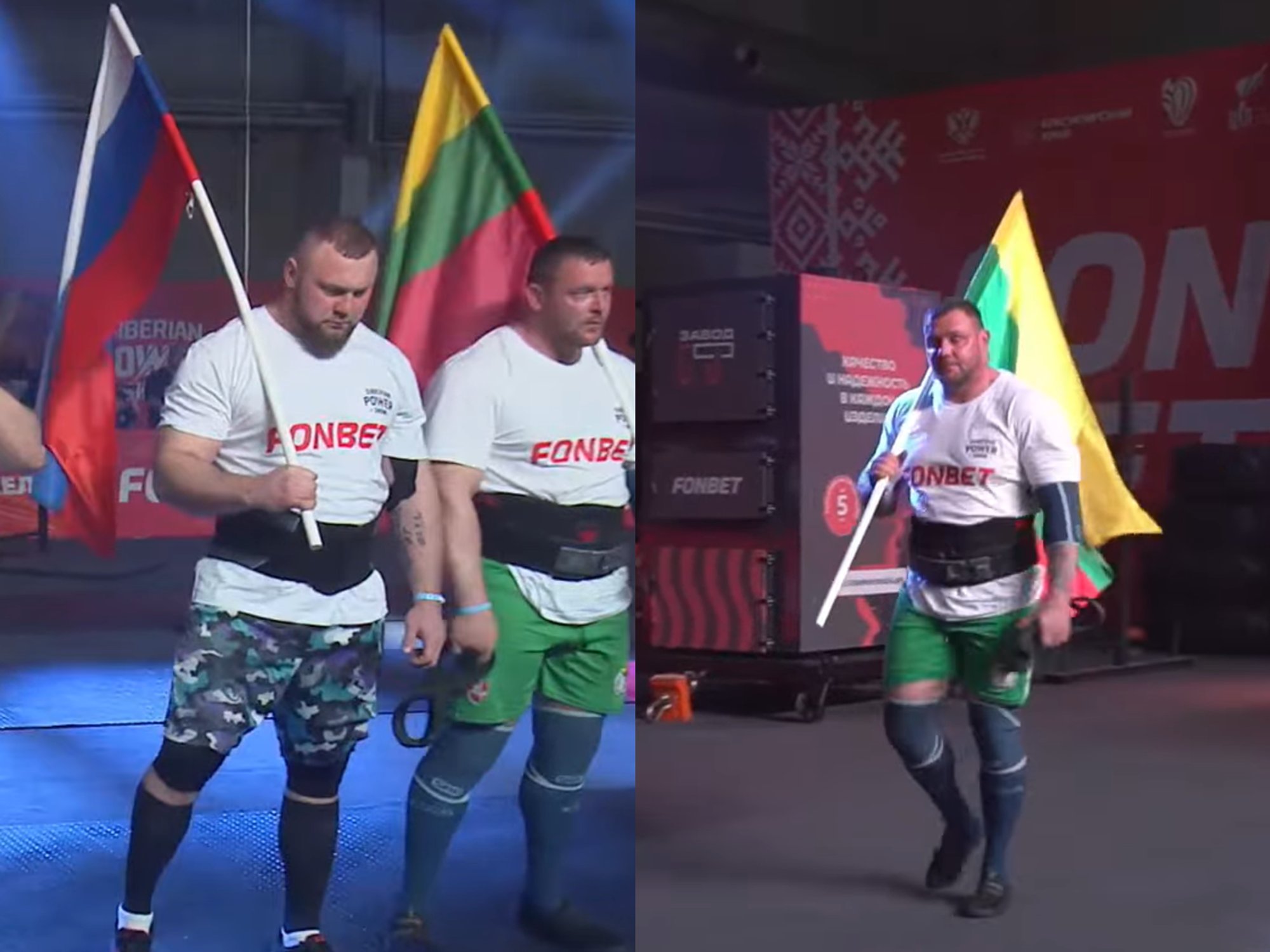 Two Lithuanians compete in Russian strongman event – media