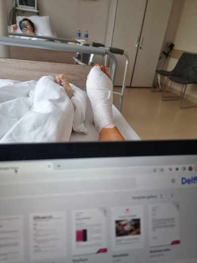 Kornelijai išoperuotas Hallux valgus