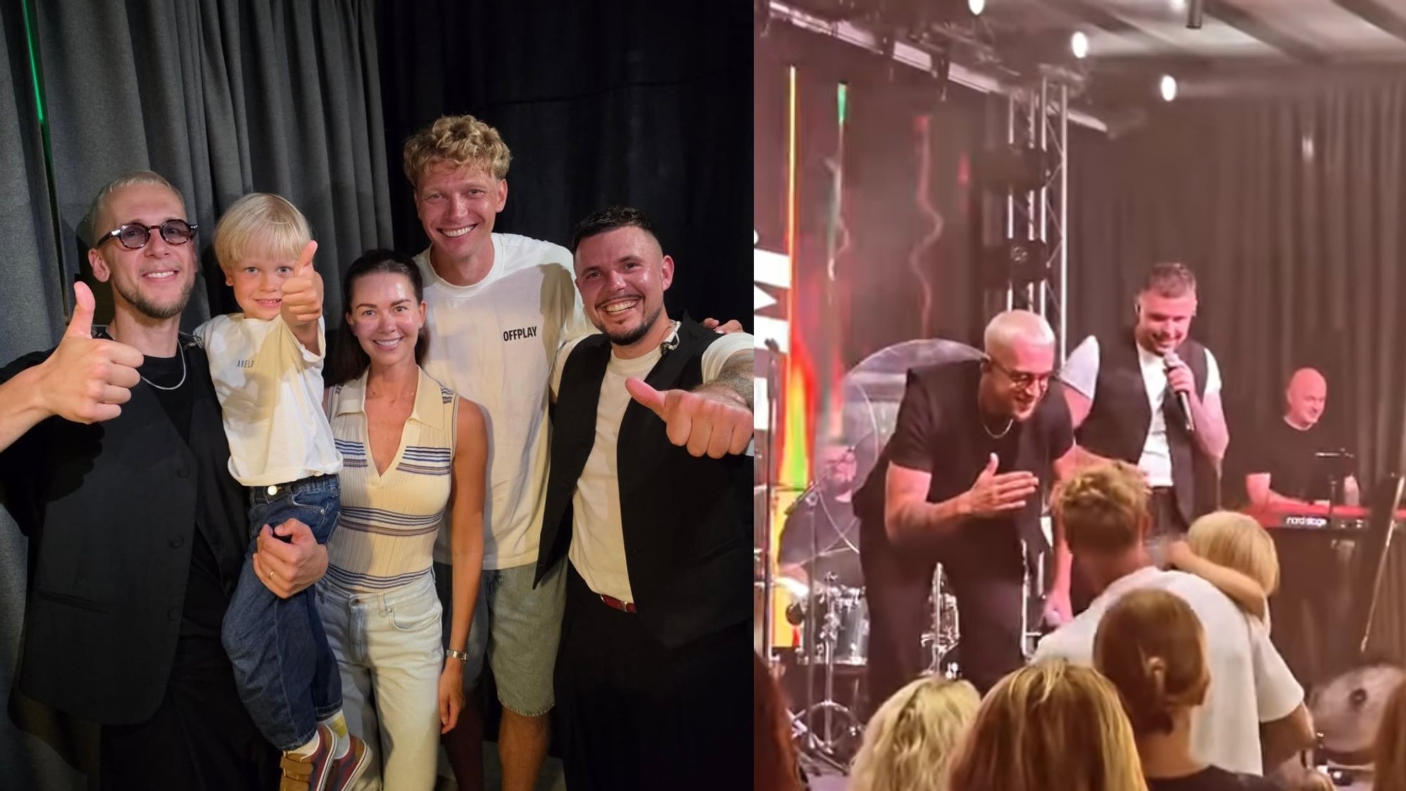 Mindaugas Kuzminskas shares heartwarming gesture from band 'Žemaitukai' for his son