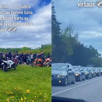 На похороны 19-летнего мотоциклиста собралось огромное количество людей