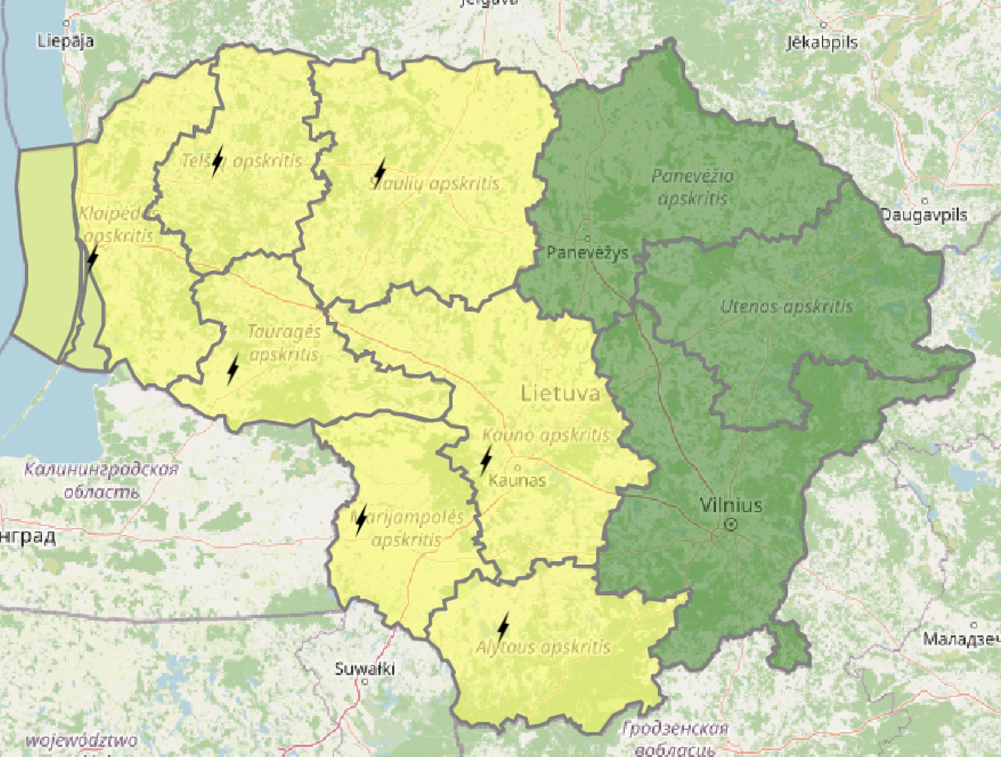 Lithuania Faces Shifting Weather After Storm; Warmer Weekend Expected