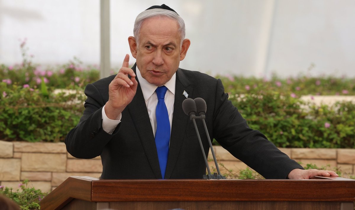 Izraelio premjeras Benyaminas Netanyahu