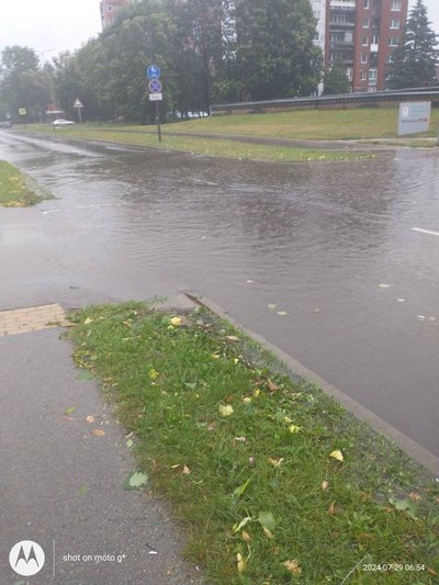 Partizanų g. Kaune antradienio rytą