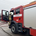 Sujudimas Vilniuje, pranešta apie degantį negyvenamą namą 