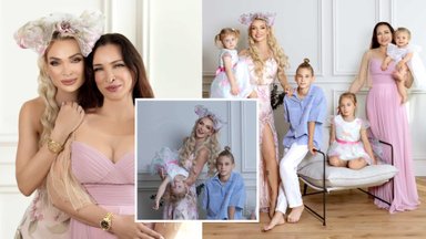 Trys kartos vienoje nuotraukoje: Sandra Skorupskaitė parodė dar niekur nematytus šeimos kadrus