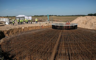 Pakloti pamatai  vienai didžiausių Lietuvoje GE vėjo jėgainei 