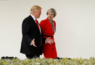 Theresa May, Donaldas Trumpas