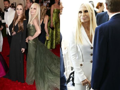 Allegra ir Donatella Versace