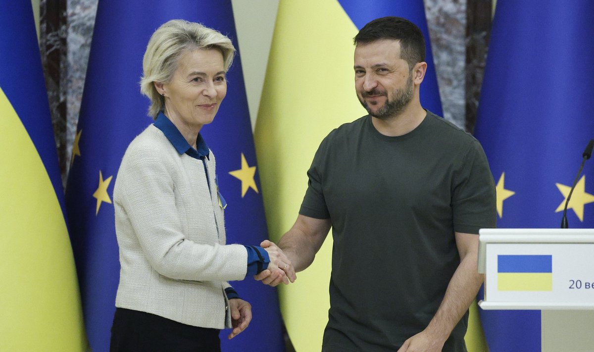 Ursula von der Leyen paskelbė ES „žiemos planą“ Ukrainai