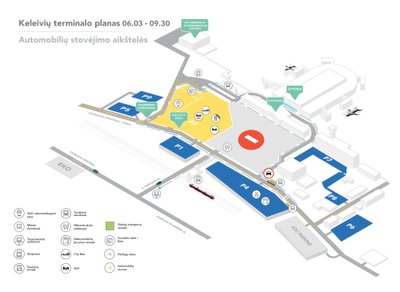 Vilniaus oro uosto eismo schema