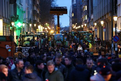 Ūkininkų protestas Belgijoje