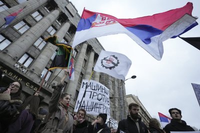 Protestas Serbijoje prieš korupciją