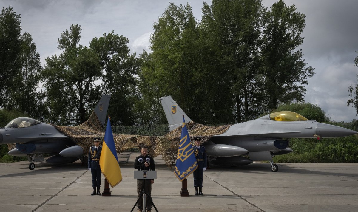 Russia Ukraine War F16 Zelensky