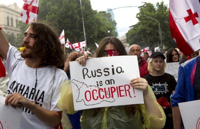 Protesto eitynės Tbilisyje