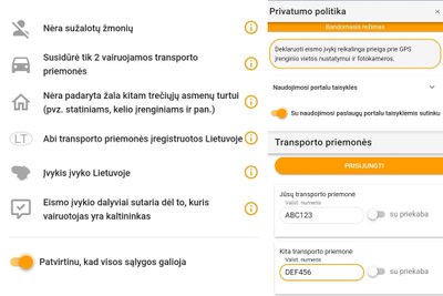 Kaip užpildyti skaitmeninę eismo įvykio deklaraciją