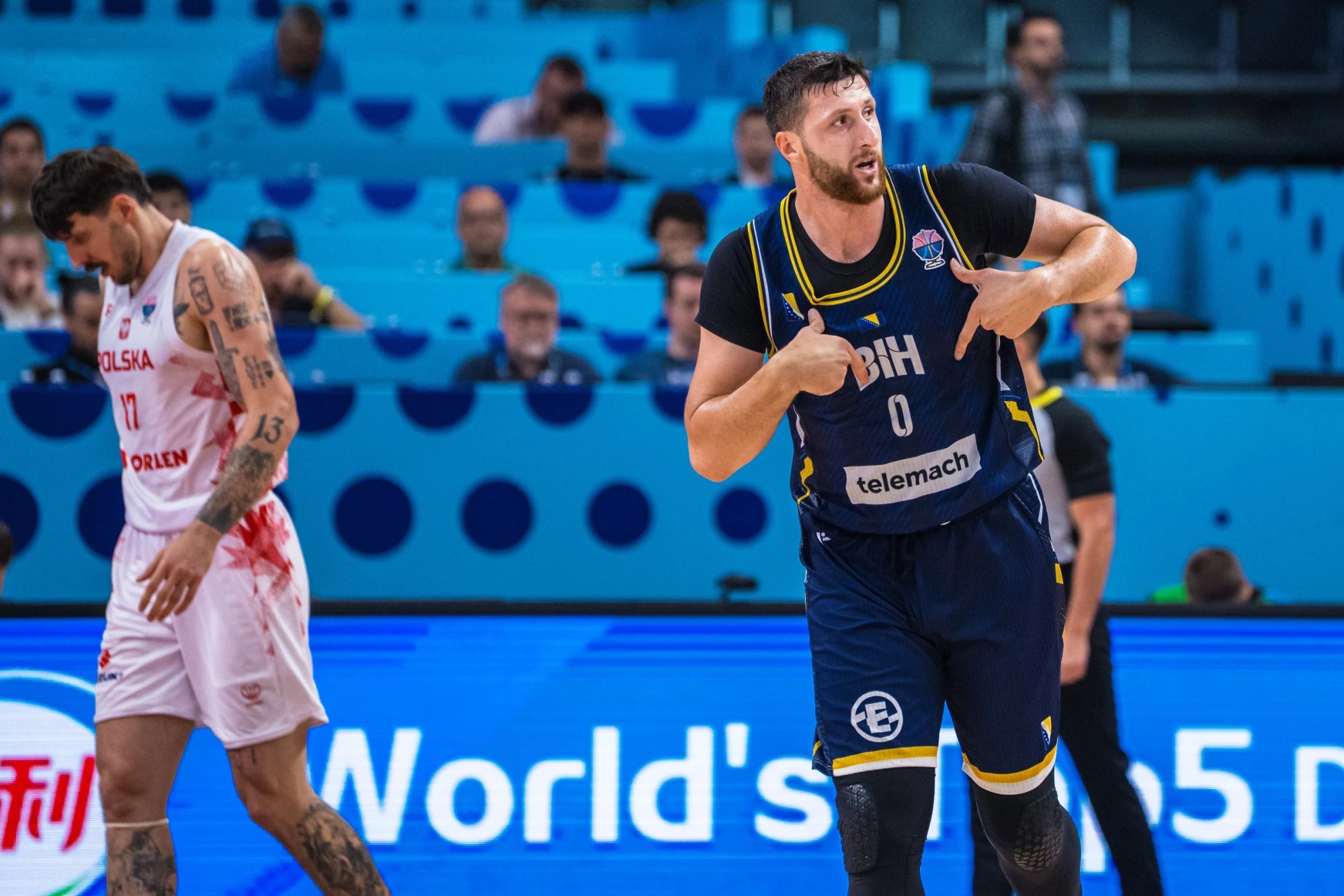 Upcoming Lithuania rivals Bosnia and Herzegovina defeat Poland; Serbia edges France