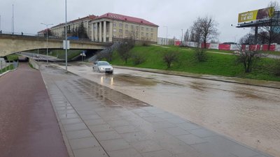 Vandentiekio avarija Upės gatvėje