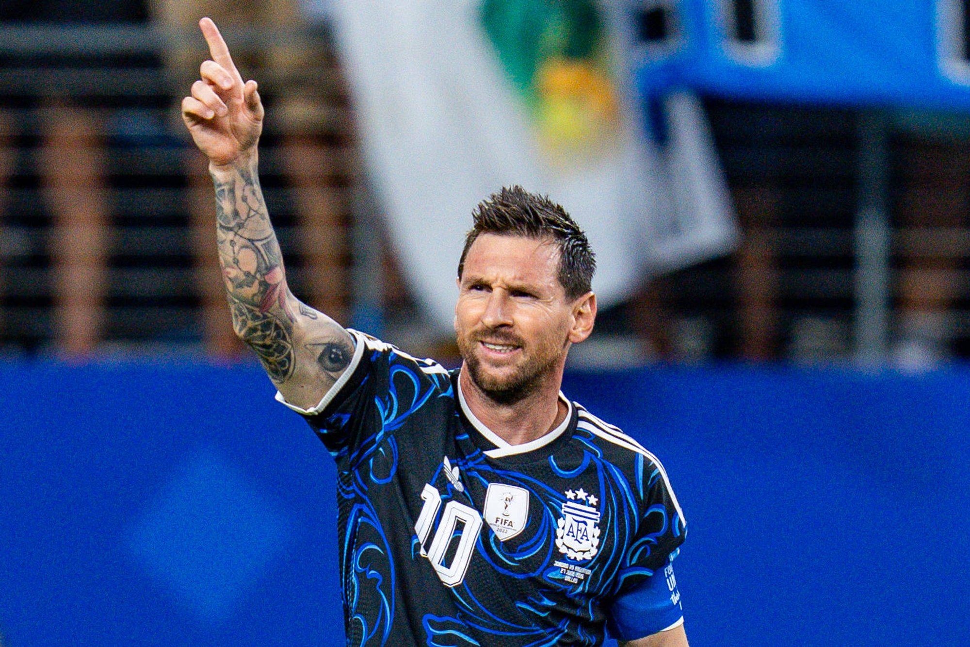 Gražiu įvarčiu pasižymėjęs Messi pagerino dar vieną pasaulio