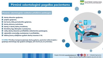 Pirminė odontologinė pagalba pacientams