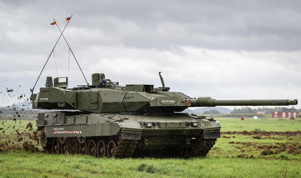 Vokietija planuoja užsakyti 105 tankus „Leopard 2A8“