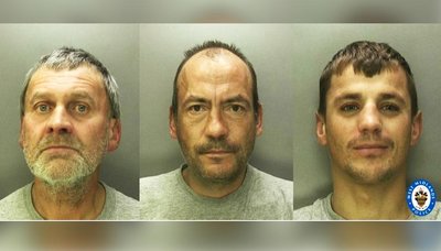 Olegas Borisovskis, Saulius Lemežonas, Vytautas Medineckis / Foto: West Midlands policija