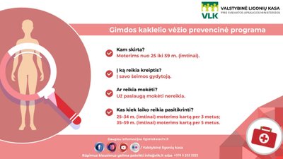 Gimdos kaklelio vėžio prevencinė programa 