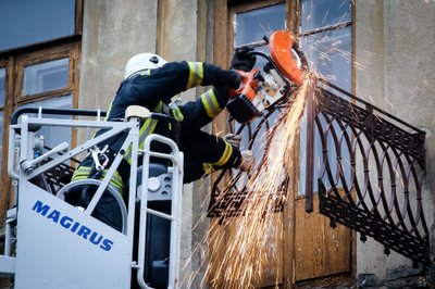 Vilniuje nukrito balkonas