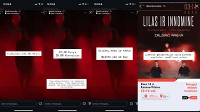 Svarbi informacija, vykstantiems į Lilo ir Innomine koncertą Kaune