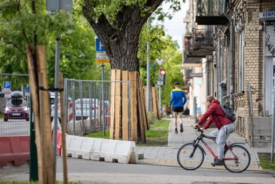 Tiesiami dviračių takai