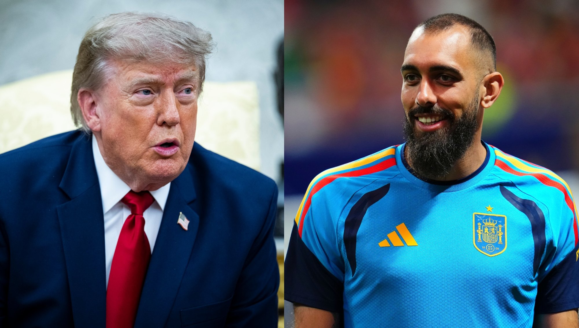 Spanish Player Borja Iglesias Gives Unexpected Response About Meeting Donald Trump