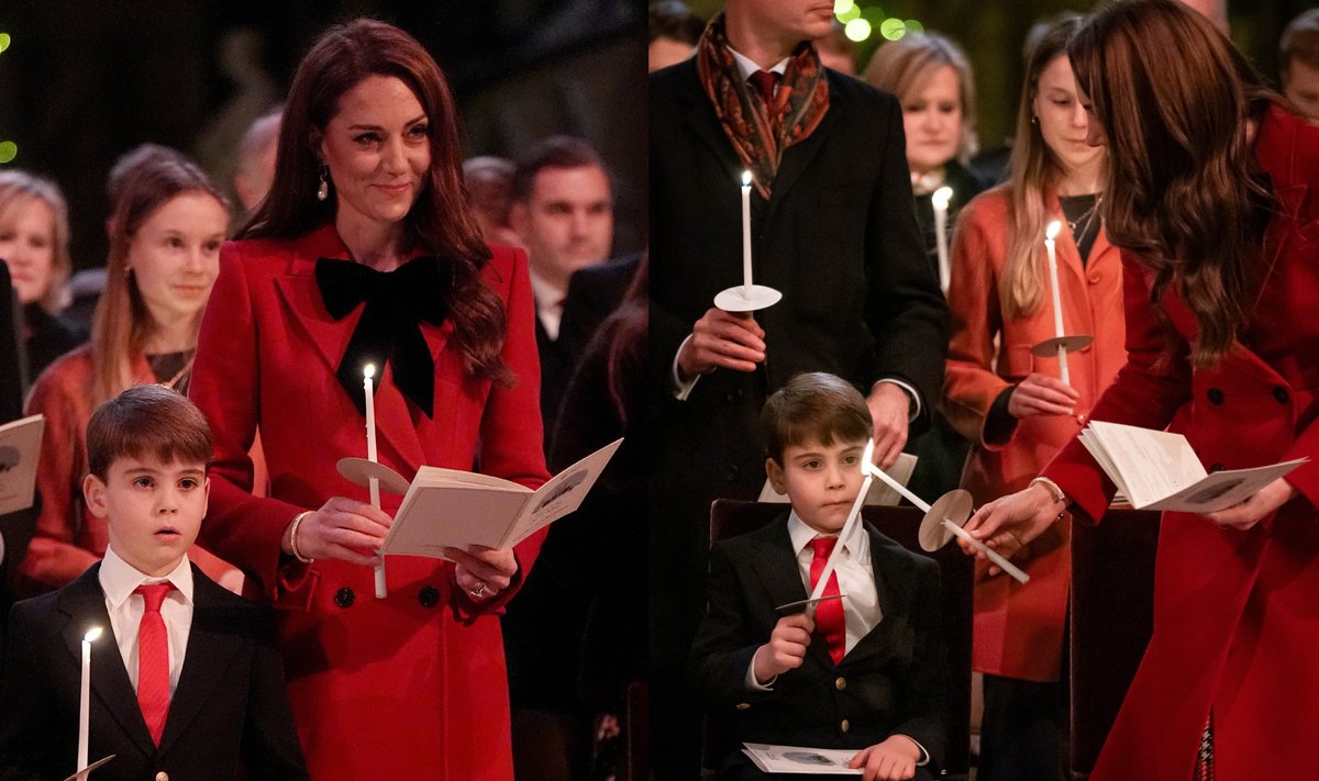 Kate Middleton ir princas Louisas