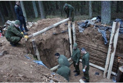 Obelių bunkerio atstatymas // „Rokiškio sirenos“ nuotr.