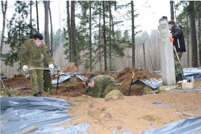 Obelių bunkerio atstatymas // „Rokiškio sirenos“ nuotr.