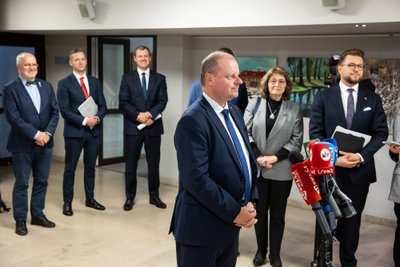 Juozas Olekas, Robert Duchnevič, Gintautas Paluckas, Saulius Skvernelis