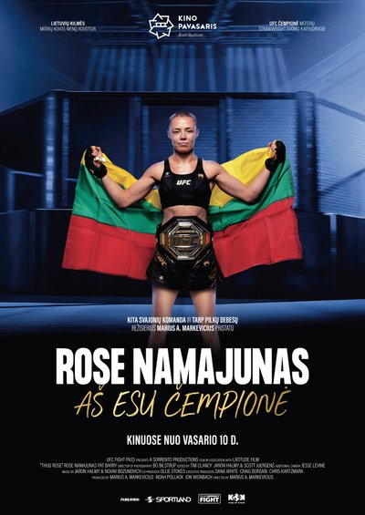 „Rose Namajunas: aš esu čempionė“ plakatas