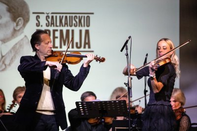 Stasio Šalkauskio premijos įteikimo vakaras Šiaulių kultūros centre (R. Parafinavičiaus nuotr.)