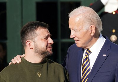 Volodymyras Zelenskis, Joe Bidenas