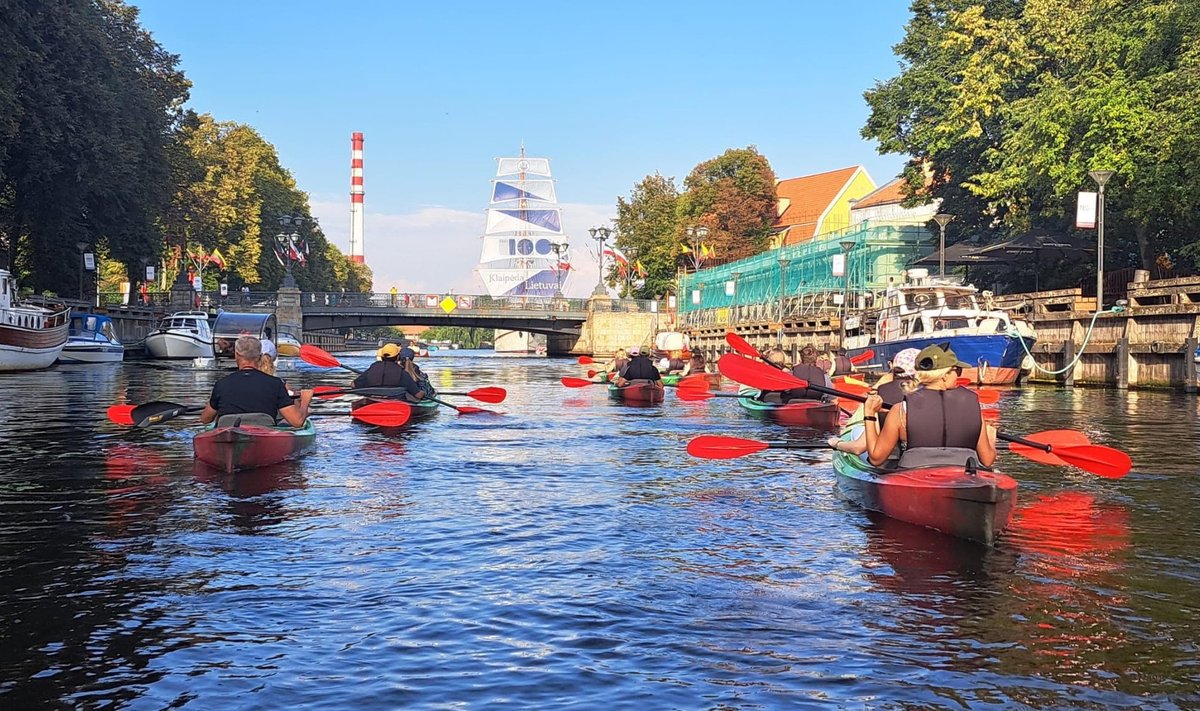 Nemokami baidarių irklavimo užsiėmimai