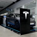 В Вильнюсе открылся временный магазин Tesla