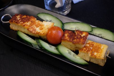 Keptas haloumi sūris