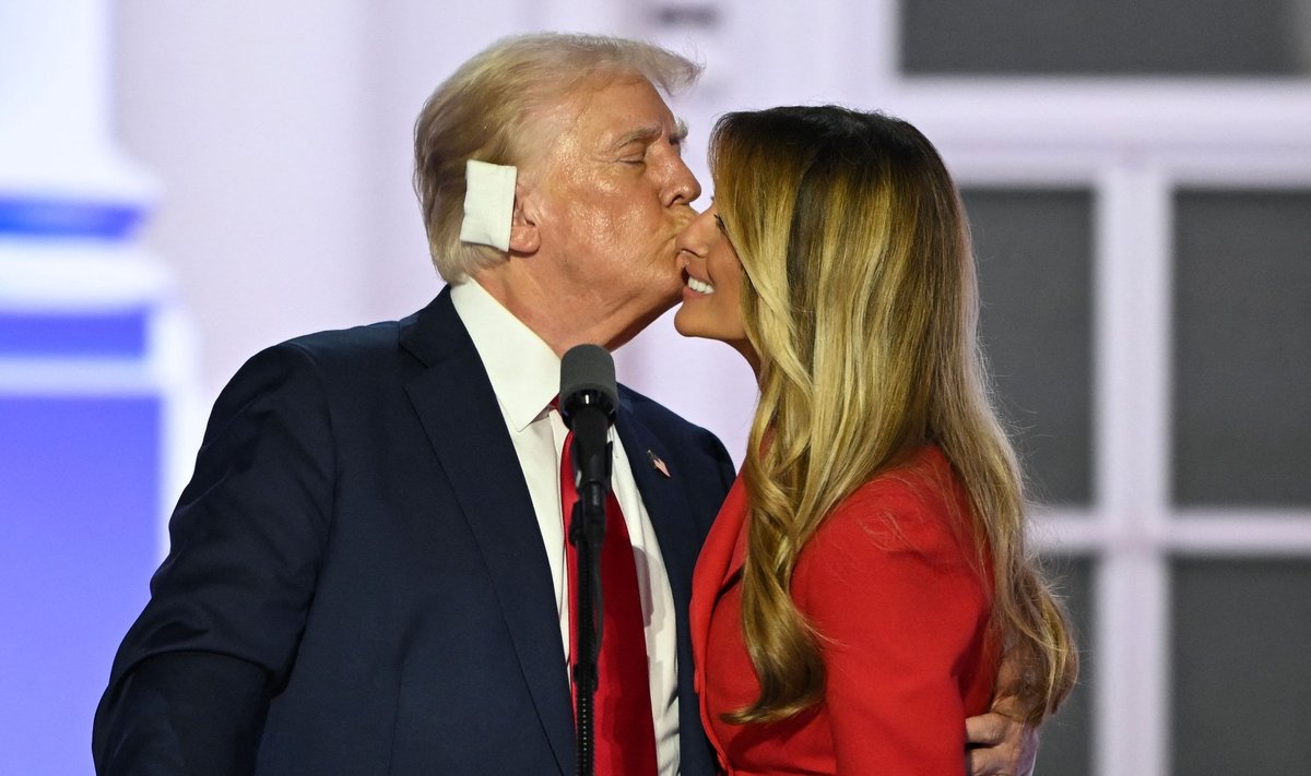 Donaldas Trumpas ir Melania Trump