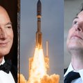 Milijardierius Jeffas Bezosas meta iššūkį Elono Musko „Starlink“ – į Žemės orbitą išskraidinti „Amazon“ interneto palydovai