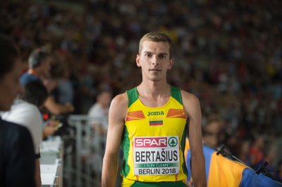 Europos lengvosios atletikos čempionato 1500 m finale Simas Bertašius liko šeštas