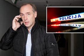Policijos pareigūnai sustabdė verslininką Ernestą Butrimą: padariau nesąmonę, kaltas