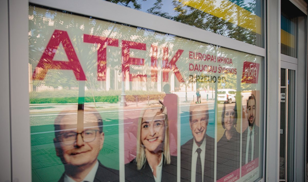 Kandidatų į Europos parlamentą plakatai