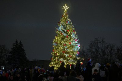 Panevėžio eglės įžiebimo renginys, G. Kartano nuotr.